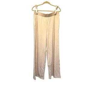 Elie Tahari Soft Ivory Wide Leg Pants Size L NWT 68% Viscose & 28% Acrylic MSRP